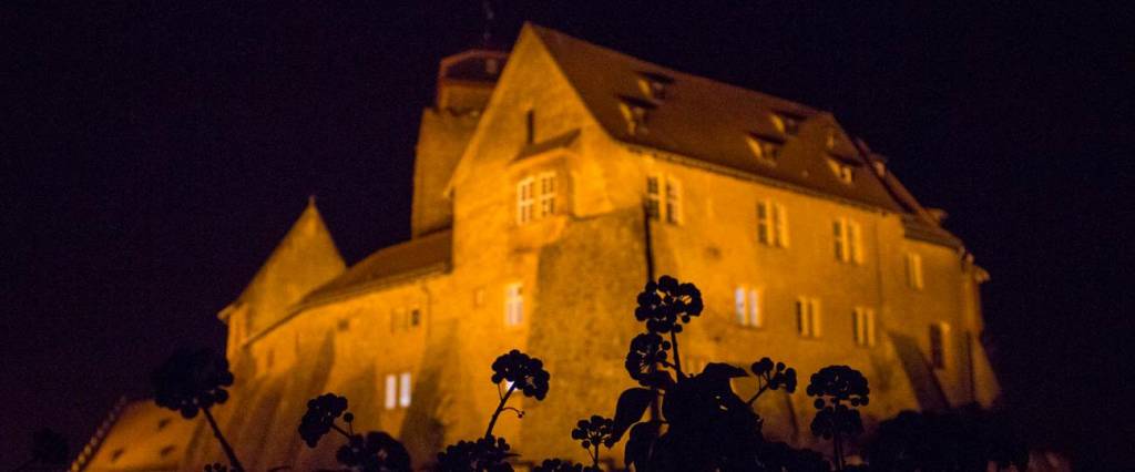 Burg Breuberg bei Nacht